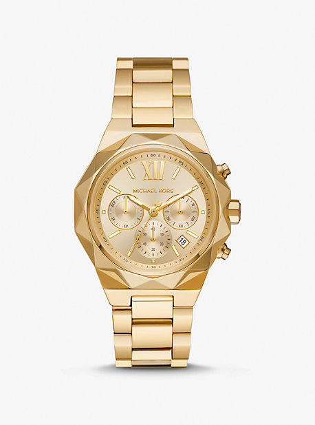 MK Oversized Raquel Gold-Tone Watch - Gold - Michael Kors