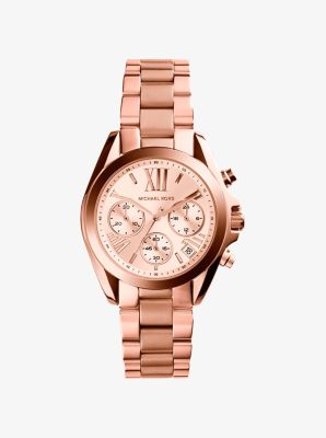 michael kors gold and rose gold watch
