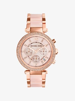 michael kors pink watch