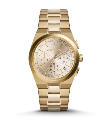 Channing Gold-Tone Watch by Michael Kors