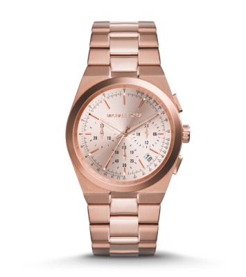 Channing Rose Gold-Tone Watch by Michael Kors