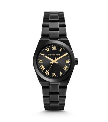Channing Black-Tone Watch by Michael Kors