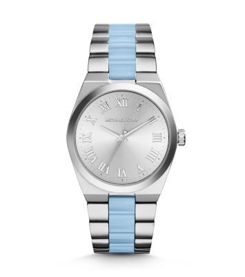 Channing Silver-Tone Acetate Watch by Michael Kors