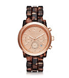 Audrina Tortoise-Acetate and Rose Gold-Tone Watch