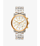 Audrina Clear Acetate Watch