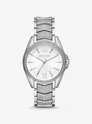Montre Whitney argentée avec pierres pavées - ARGENT(ARGENT) - Michael Kors