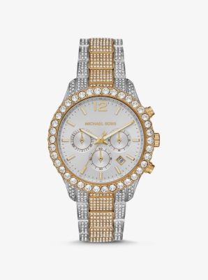 michael kors two tone watches