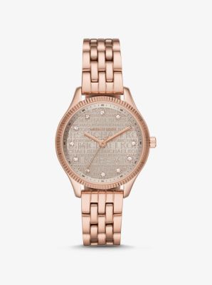 Montre Lexington ton or rose - OR ROSE(OR ROSE) - Michael Kors
