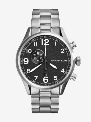 Hangar Silver-Tone Watch by Michael Kors