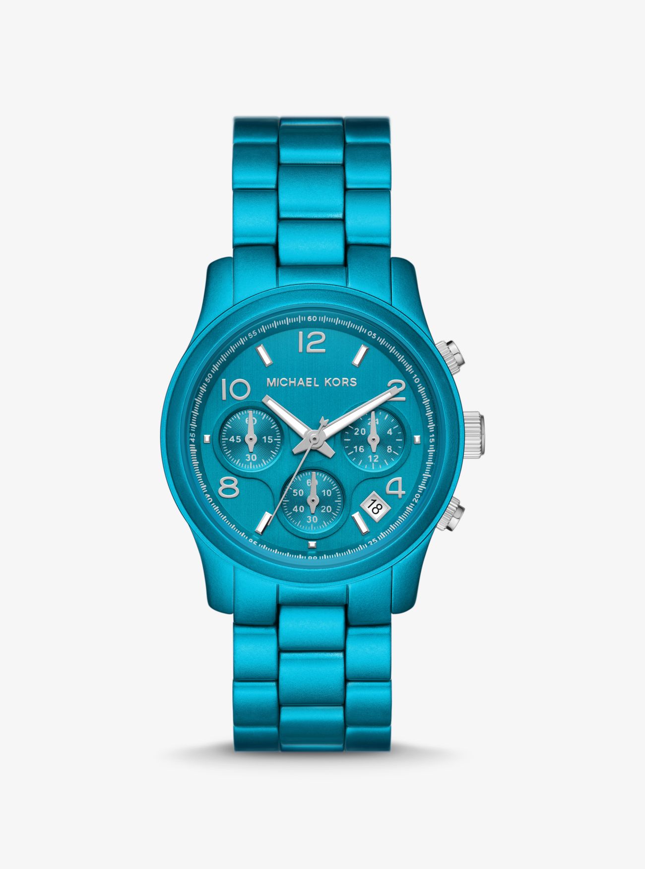 MK Limited-Edition Runway Blue-Tone Watch - Santorini Blue - Michael Kors