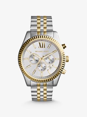 Lexington Silver and Gold-Tone Watch