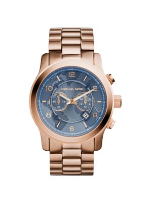 michael kors world watch rose gold