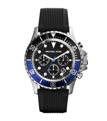 Everest Silver-Tone Watch by Michael Kors