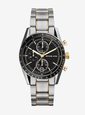 Accelerator Gold and Silver-Tone Watch by Michael Kors