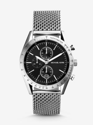 Accelerator Silver-Tone Watch by Michael Kors