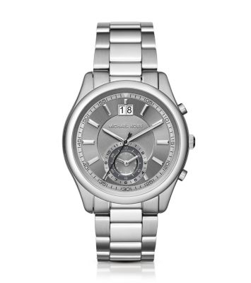 Aiden Silver-Tone Watch by Michael Kors