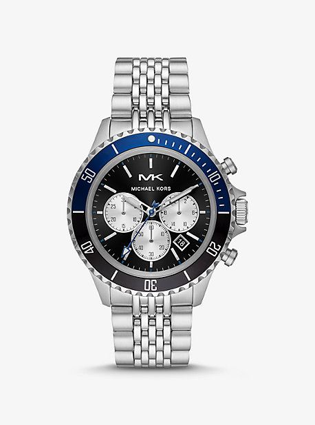 Montre Bayville argentée surdimensionnée - ARGENT(ARGENT) - Michael Kors