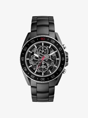 JetMaster Automatic Black-Tone Watch by Michael Kors