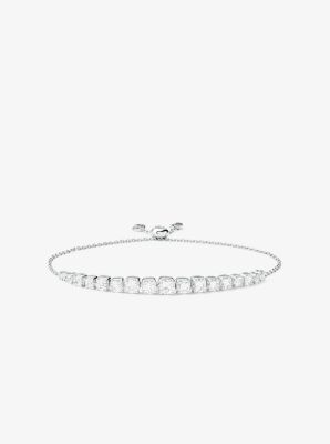 Michael Kors Sterling Silver Tennis Slider Bracelet
