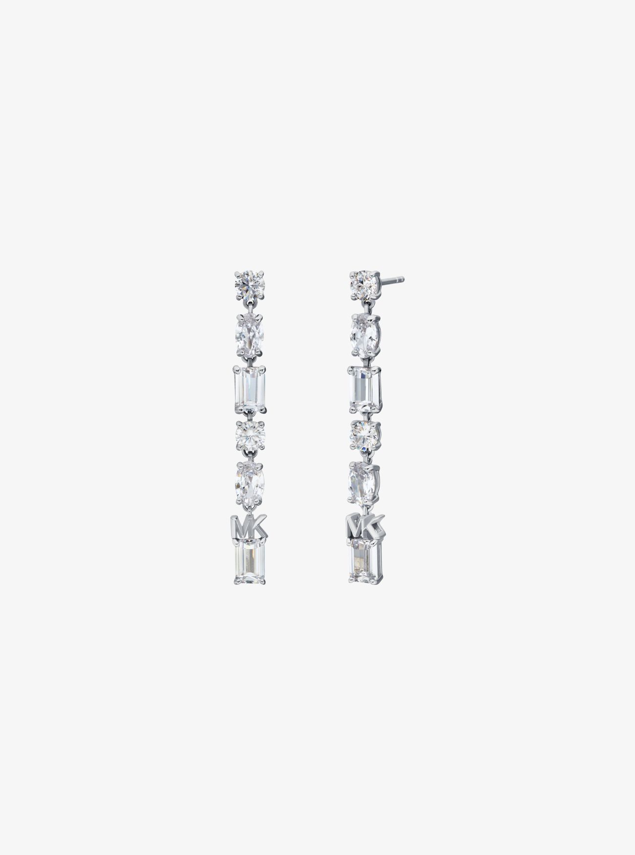 MK Precious Metal-Plated Sterling Silver Drop Earrings - Silver - Michael Kors