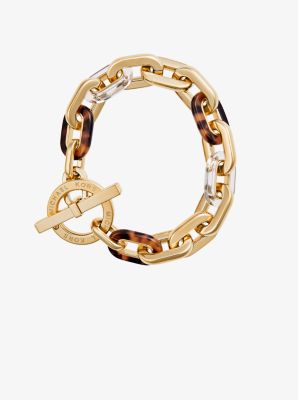 Gold-Tone Toggle Bracelet