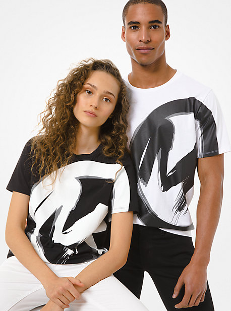T-shirt unisexe en jersey de coton à logo - BLANC(BLANC) - Michael Kors