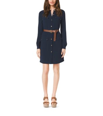 Crepe Shirtdress by Michael Kors