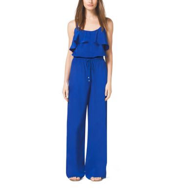 Flounce Crepe Jumpsuit by Michael Kors