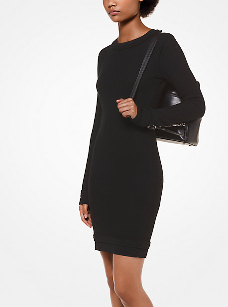 Robe En Laine Merinos Texturee