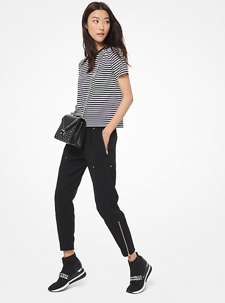 Pantalon cargo en cady - NOIR(NOIR) - Michael Kors