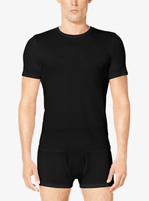 Three-Pack Crewneck Cotton-Modal T-Shirt