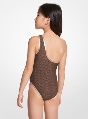 Michael kors one 2024 shoulder bathing suit