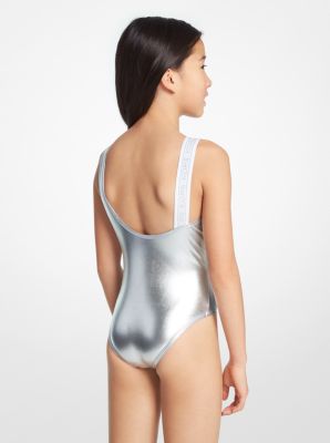 Try me - Metallic Bodysuit / Swimsuit with Zipper - Shiny Fashion