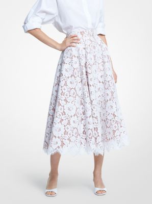 Floral Lace Circle Skirt Michael Kors Canada