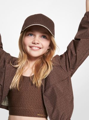 Logo Cotton Baseball Hat in CHOCOLATE | Michael Kors
