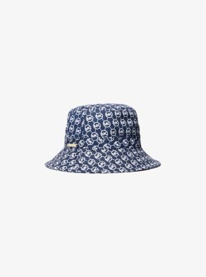 Denim Logo Jacquard Bucket Hat