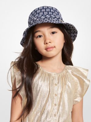 Denim Logo Jacquard Bucket Hat