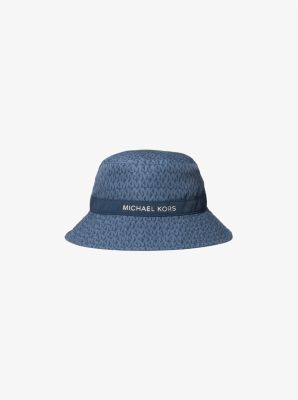 Logo Printed Woven Bucket Hat