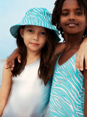 Chapeau cloche &agrave; imprim&eacute; in BLANC | Michael Kors