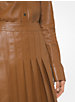 Plongé Leather Pleated Skirt image number 1