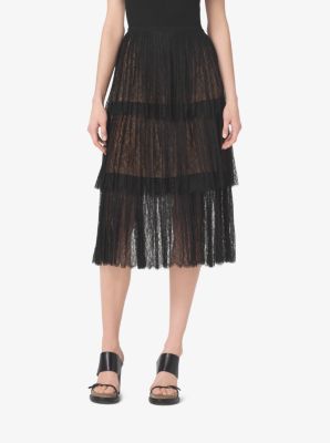 Michael kors lace best sale skirt