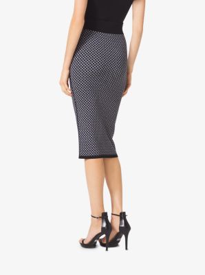 Diamond high waisted outlet pencil skirt