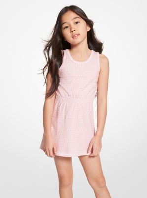 MICHAEL Michael Kors Women's Plus Size Pink Cotton Printed Off-The-Shoulder  Dress – COUTUREPOINT