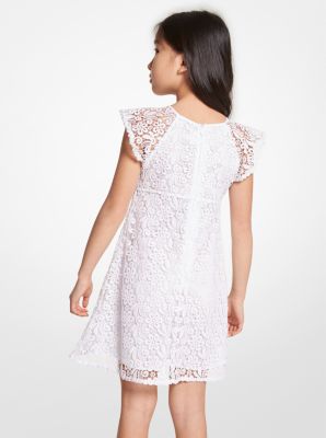 Ladies white outlet lace dress