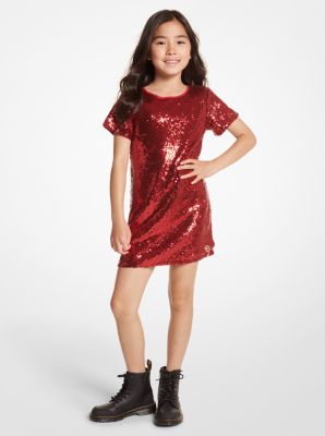 Sequined T-Shirt Dress image number 0