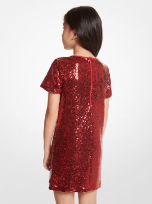 Sequined T-Shirt Dress image number 1