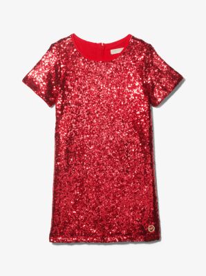 Robe t-shirt à sequins image number 2