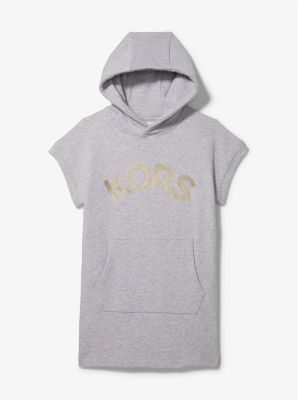 Logo Cotton Hoodie Dress