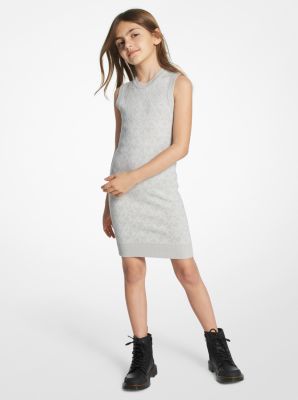 Metallic Logo Knit Tank Dress image number 0