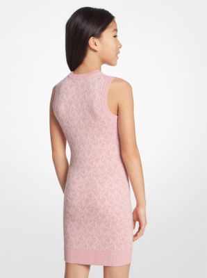 Metallic Logo Knit Tank Dress image number 1